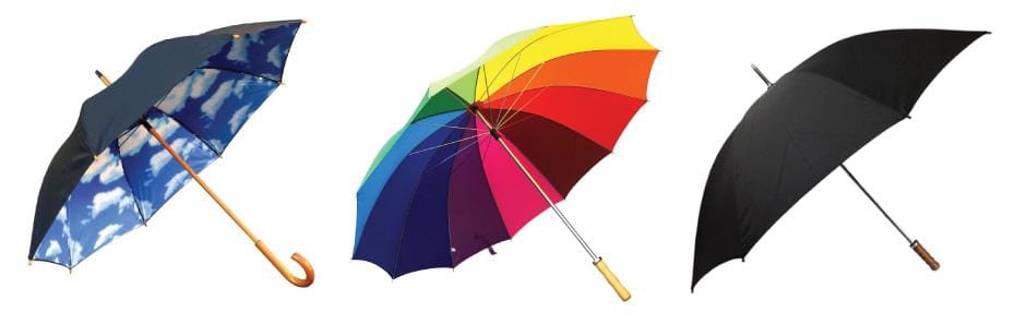 What's the between parasols umbrellas?