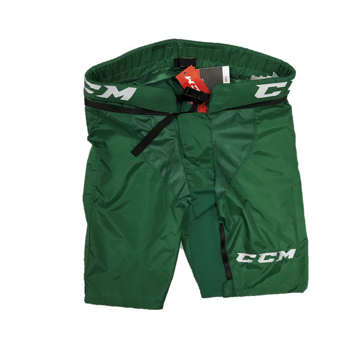 White Logo Ice Hockey Pant Shell Forest Green Louisville TPS 500 