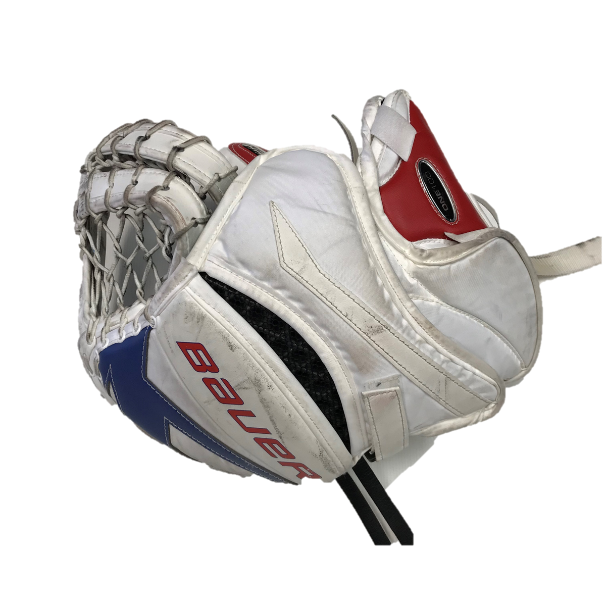 Een centrale tool die een belangrijke rol speelt Moskee bossen Bauer Supreme One100 - Used Pro Stock Senior Goalie (Glove) – HockeyStickMan