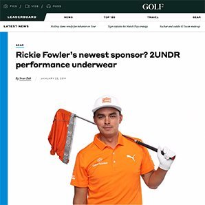 GOLF.COM Rickie Fowler's newest sponor? 2UNDR