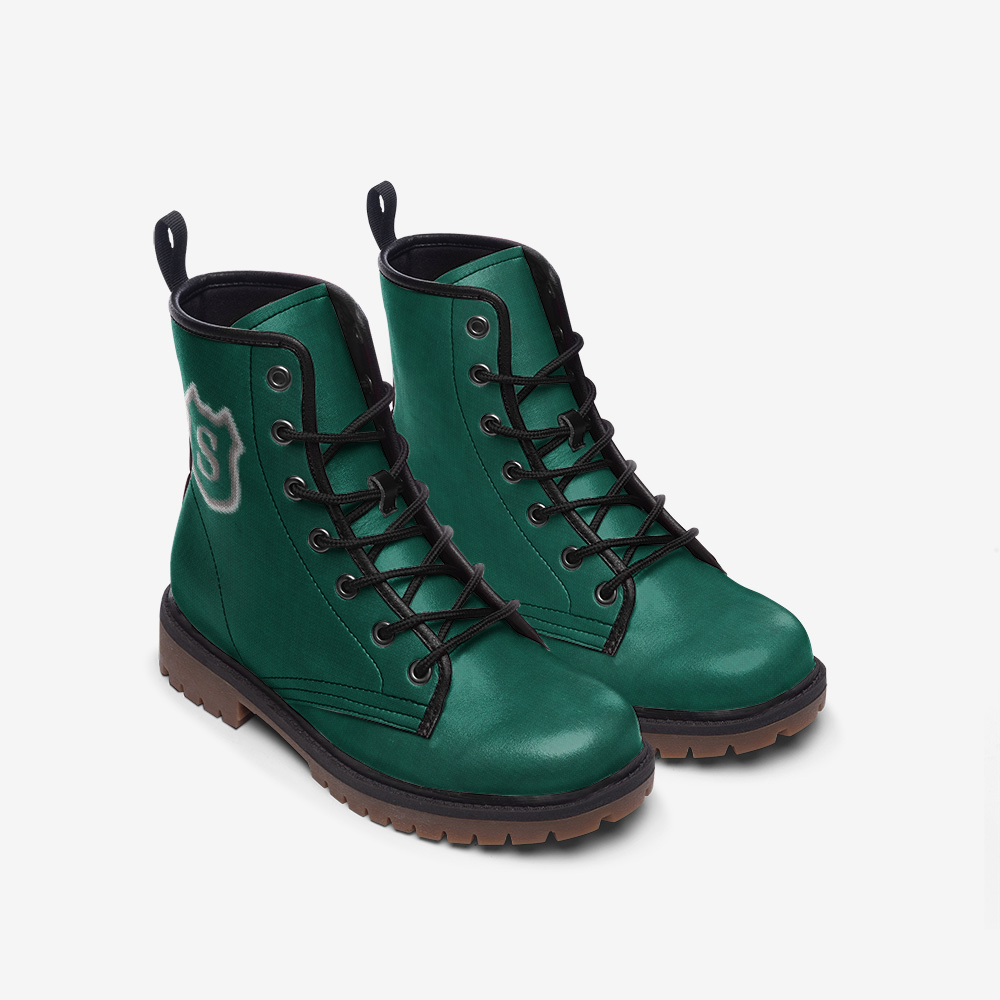 slytherin combat boots