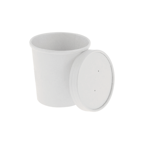 16OZ汤纸容器(白色500片/箱)