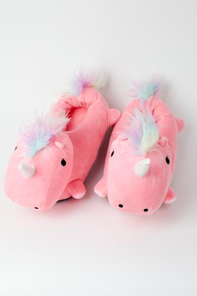 heated unicorn slippers