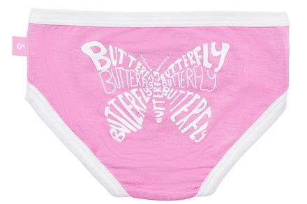 Bamboo butterfly girls undies