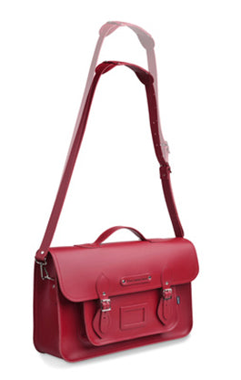 Handmade Leather City Backpack - Marsala Red Executive 