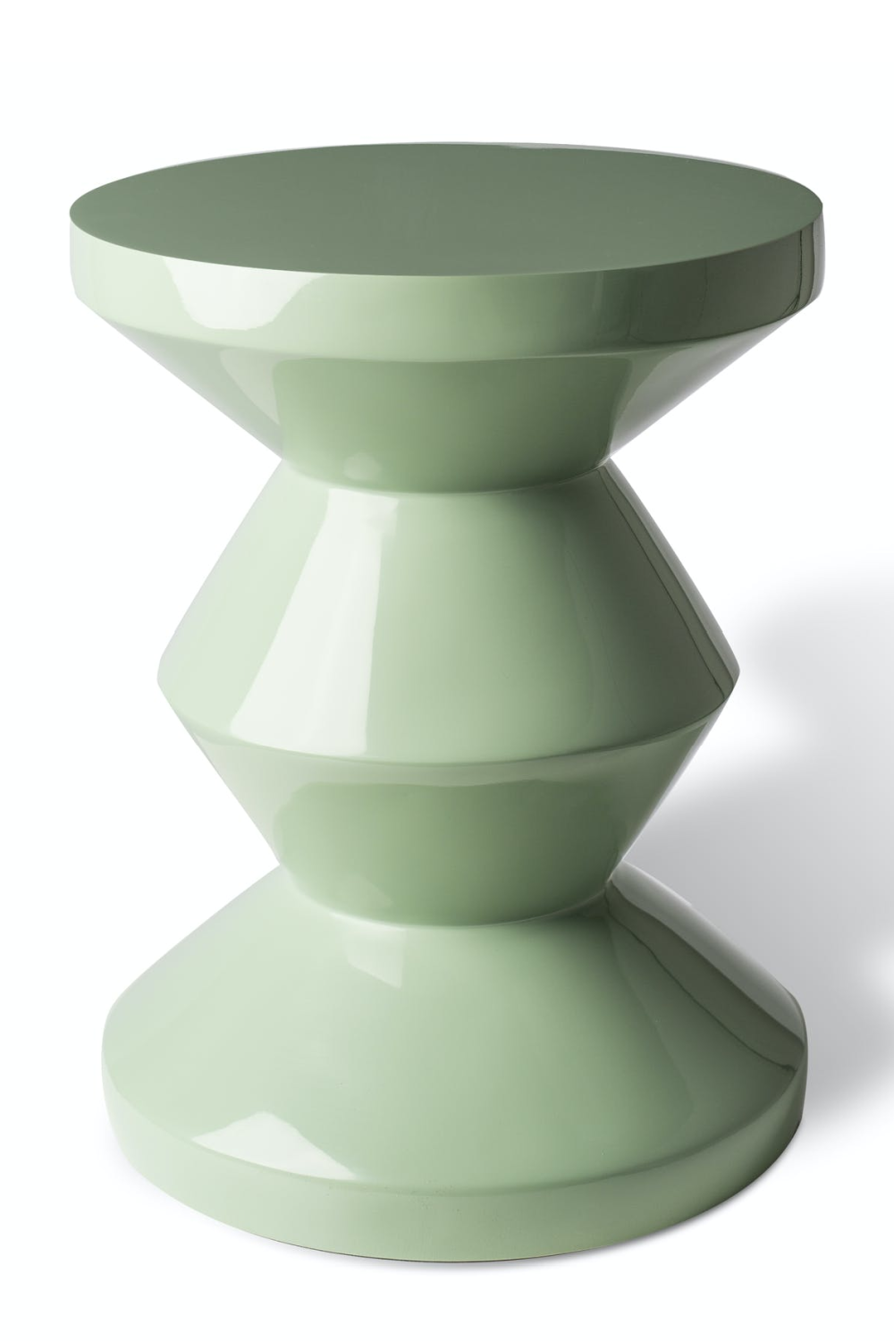 kunstmest Odysseus Kabelbaan Green Lacquered Accent Stool | Pols Potten | Dutch Furniture