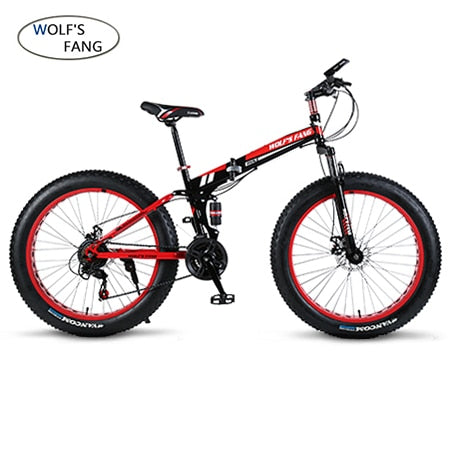 wolf glitter fat bike