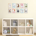 Number Flash Cards as Wall Art