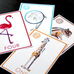 Animal Number Flash Cards