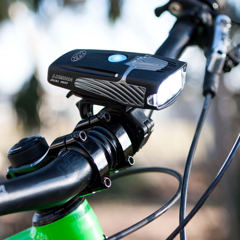 niterider lumina 1800 dual beam front bike light