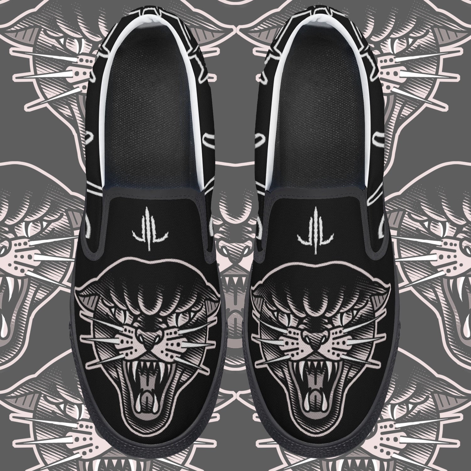 Traditional Panther Slip-On Shoes – Light