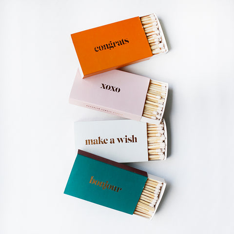 Colorful Match Boxes - Brooklyn Candle Studio