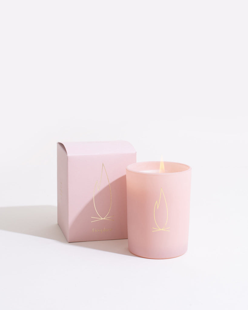 Limited Edition Pink Disco Candle Fireplace Brooklyn Candle Studio