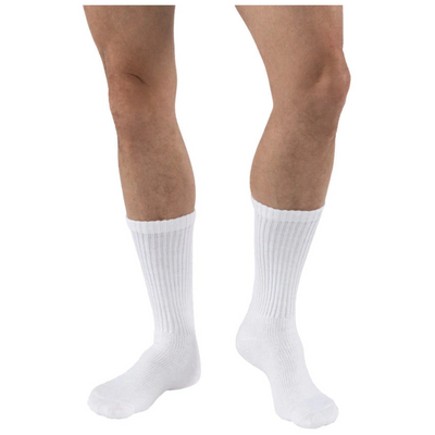 BSN Jobst SensiFoot Diabetic Crew-Length Style, Mild Compression Socks, 8-15 mmHg, Latex Free