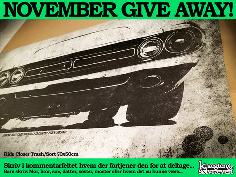 Facebook Plakat Give Away Ride Closer, Trash