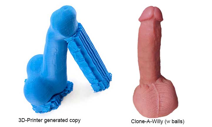 homemade dildo vs 3d penis