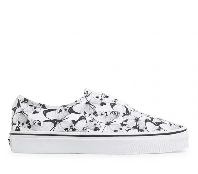 white butterfly vans