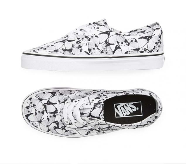 white butterfly vans