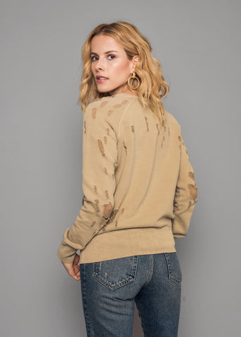 QUINN SWEATSHIRT - TAUPE - Shop Sincerely Jules