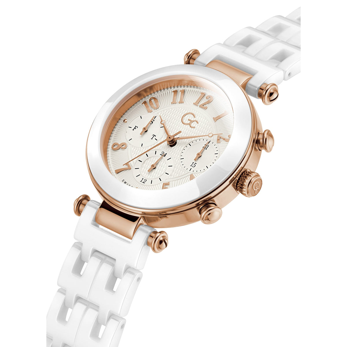 GC PrimeChic Ladies White Watch Y65001L1MF from WatchPilot™