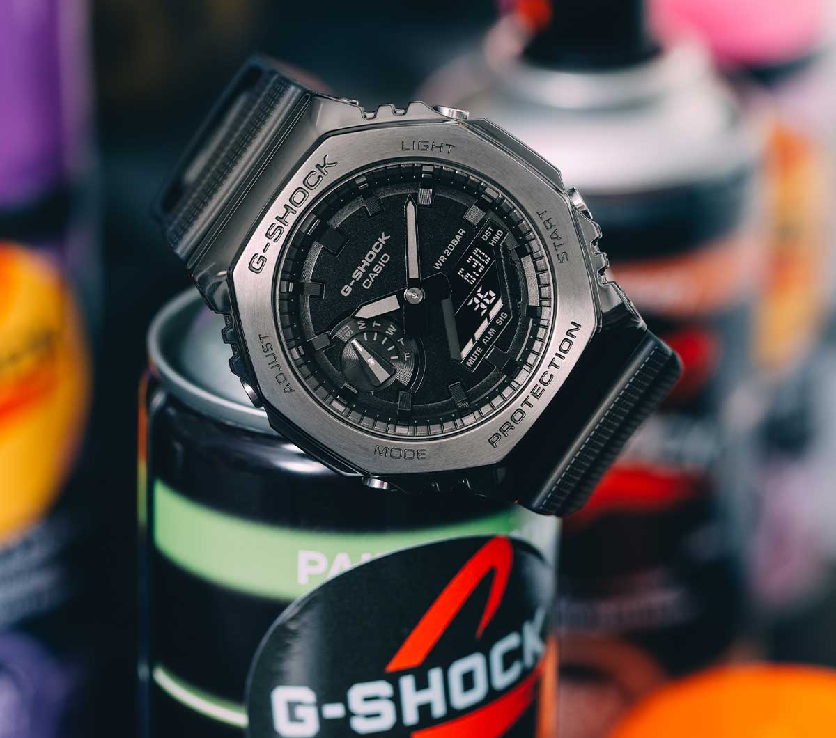 Casio G-Shock Men's Black Watch GM-2100BB-1AER from WatchPilot™