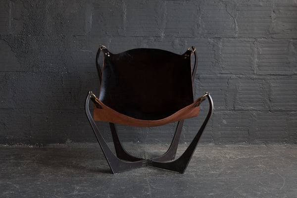 SSS Designs Steel + Leather Lounge Sputnik Tokyo