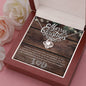 Merry Christmas Mom I Love You - Love Knot Necklace