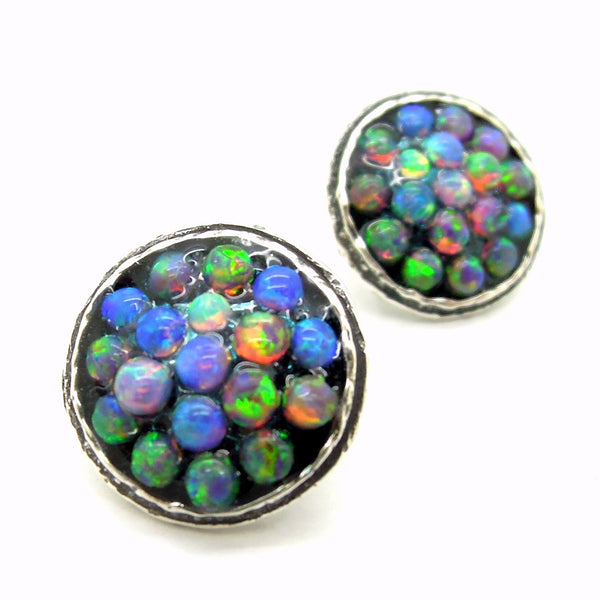 round-stud-earrings-with-mosaic-opal-set-in-silver-hadas-jewelry