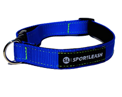 sportleash sportcollar sport dog collar blue dog collar