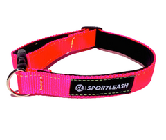 sportleash sportcollar sport dog collar neon pink dog collar