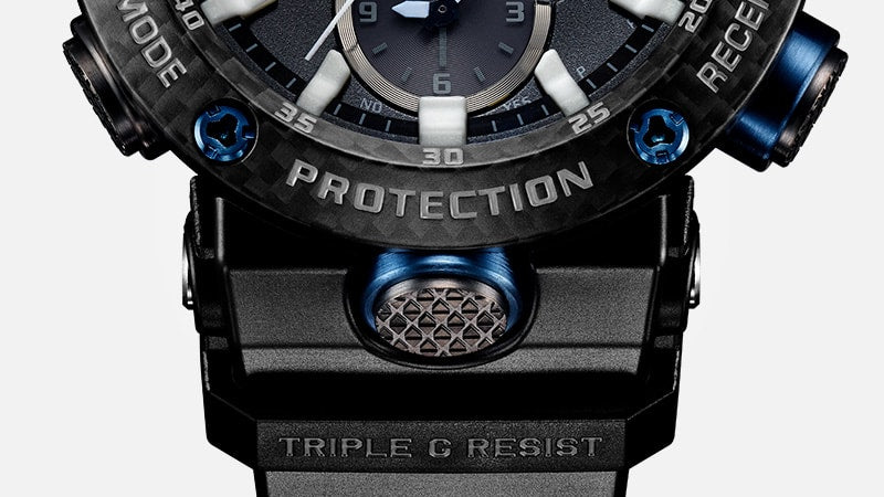 Large front button