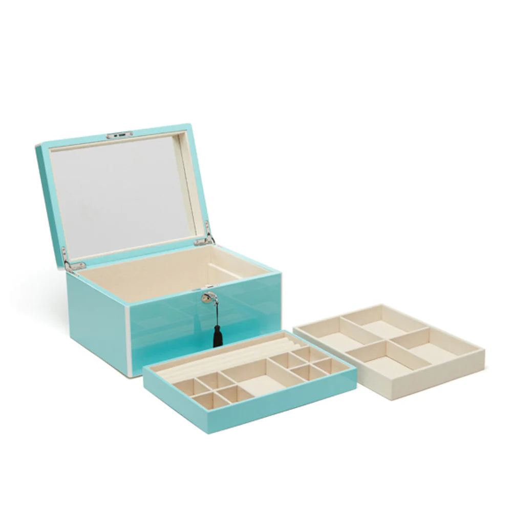 Baby Blue Laurel Jewelry Box