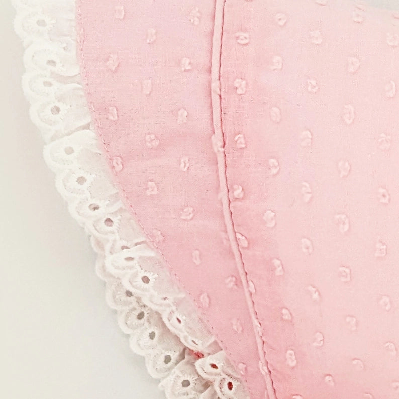 Bonnet - Pink Clip Dot (3-6m)