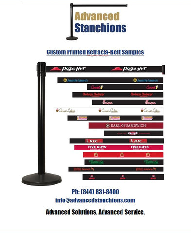 Custom Stanchion Belts by Visiontron | Advanced Stanchions