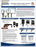 Visiontron Designer Series Frames Flyer | Advanced Stanchions