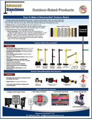 Advanced Stanchions Outdoor Rated Products