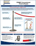Visiontron PRIME Conventional Post & Ropes Flyer | Advanced Stanchions