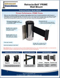 Visiontron Retracta-Belt PRIME Wall Mount Flyer | Advanced Stanchions