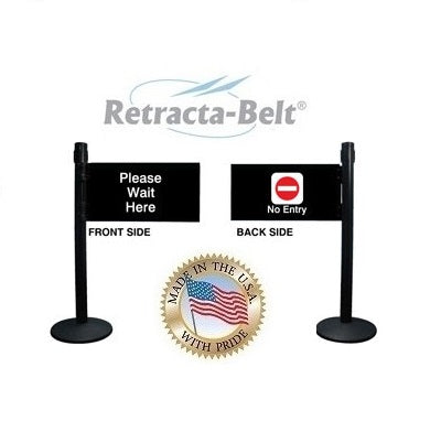 Visiontron Retracta-Belt Security Swing Gate | Advanced Stanchions