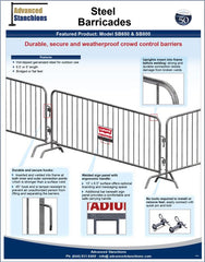 Visiontron Steel Barricades | Advanced Stanchions