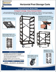 Visiontron Storage Carts Flyer | Advanced Stanchions