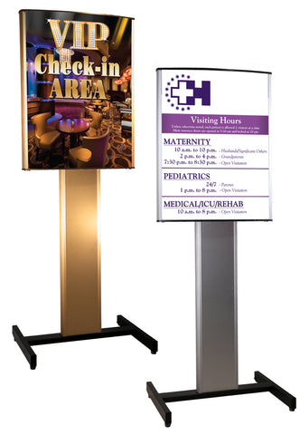Visiontron Versa-Stand HD Sign Stand | Advanced Stanchions
