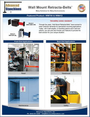 Advanced Stanchions Retracta-Belt Wall Mount Units