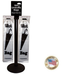 Visiontron Wet Umbrella Bag Stand | Advanced Stanchions