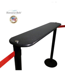 Visiontron Post Mount Writing Table for Retracta-Belt | Advanced Stanchions