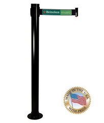 Visiontron Custom Retracta-Belt Fixed Post Single Line | Advanced Stanchions