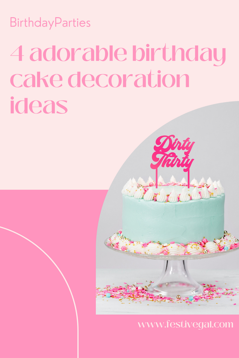 Cute Retro Cake Toppers for Your Next Birthday Cake – Festive Gal