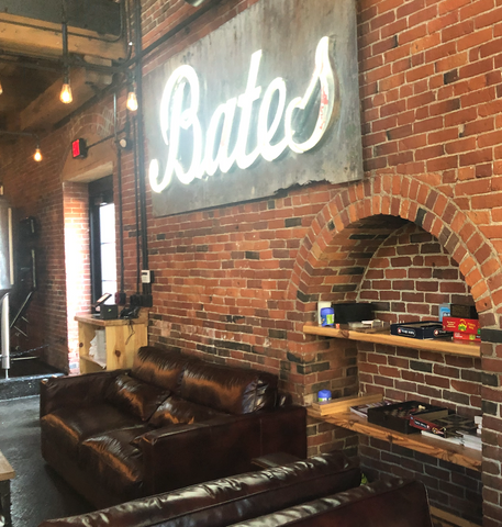 Bates Sign in Baxter Brewpub