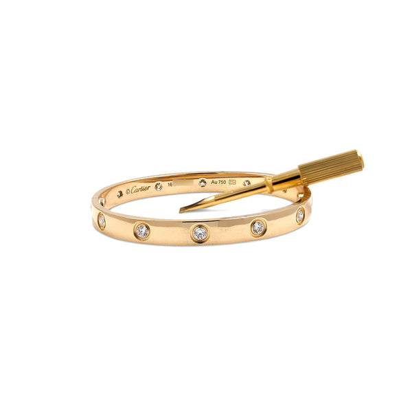 cartier gold kada