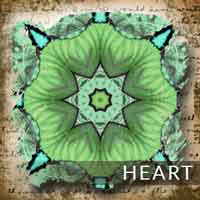 Heart fourth chakra - Sacred Skaia handcrafted artisan jewelry malas